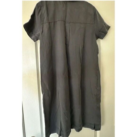 GAP Shadow Grey Women's Sz XXL Lightweight Relaxed Fit Tencel Dress - Picture 6 of 10